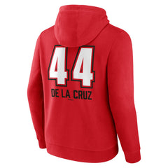 Elly De La Cruz Cincinnati Reds Name & Number Fastball Pullover Hoodie - MLB Hoodies