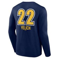 Christian Yelich Milwaukee Brewers Name & Number Fastball Long Sleeve T-Shirt - MLB T-shirts