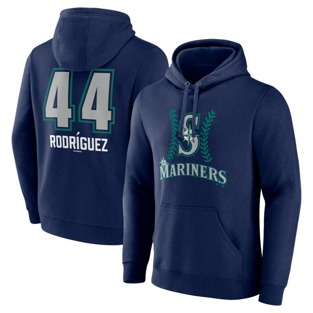 Julio Rodríguez Seattle Mariners Name & Number Fastball Pullover Hoodie - MLB Hoodies