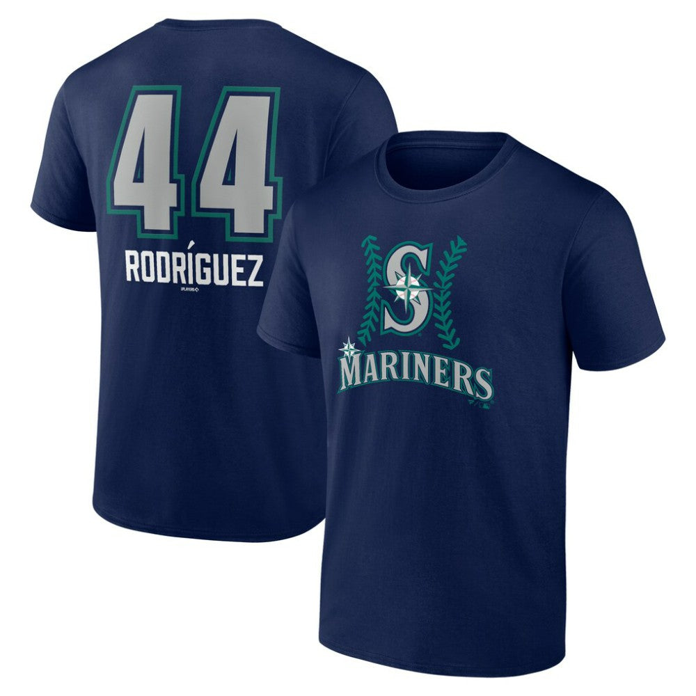Julio Rodríguez Seattle Mariners Name & Number Fastball T-Shirt - MLB T-shirts