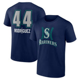 Julio Rodríguez Seattle Mariners Name & Number Fastball T-Shirt - MLB T-shirts