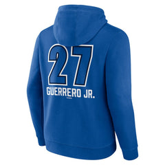 Vladimir Guerrero Jr. Toronto Blue Jays Name & Number Fastball Pullover Hoodie - MLB Hoodies