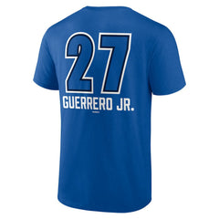 Vladimir Guerrero Jr. Toronto Blue Jays Name & Number Fastball T-Shirt - MLB T-shirts