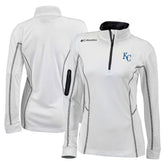 Kansas City Royals Columbia Women's Omni-Wick Shotgun Quarter-Zip Pullover Top - MLB Pullover