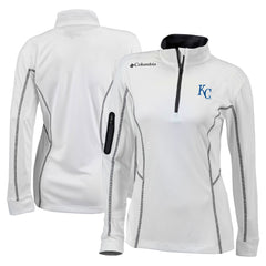 Kansas City Royals Columbia Women's Omni-Wick Shotgun Quarter-Zip Pullover Top - MLB Pullover