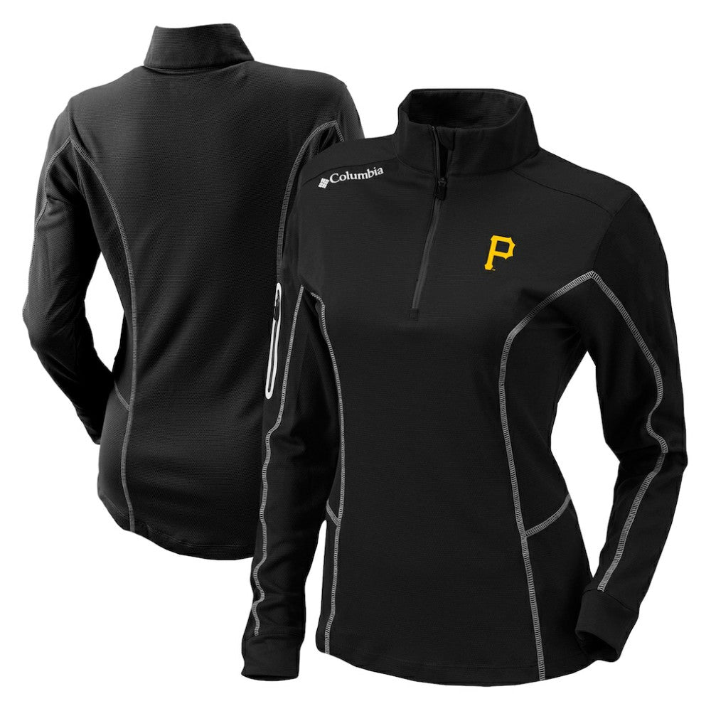 Pittsburgh Pirates Columbia Women's Omni-Wick Shotgun Quarter-Zip Pullover Top - MLB Pullover