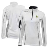 Athletics Columbia Women's Omni-Wick Shotgun Quarter-Zip Pullover Top - MLB Pullover