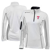 Texas Rangers Columbia Women's Omni-Wick Shotgun Quarter-Zip Pullover Top - MLB Pullover