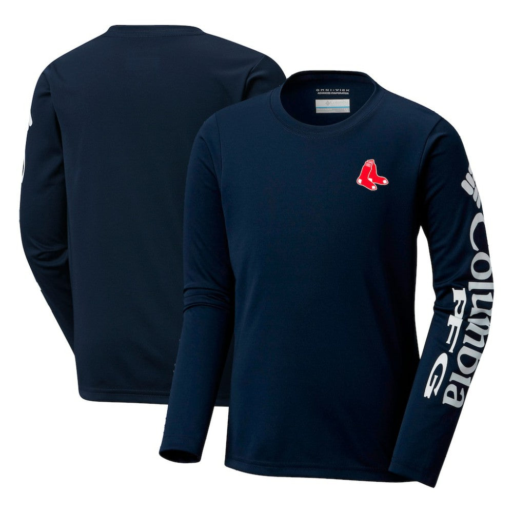 Boston Red Sox Columbia Youth Terminal Tackle Long Sleeve T-Shirt - MLB T-shirts