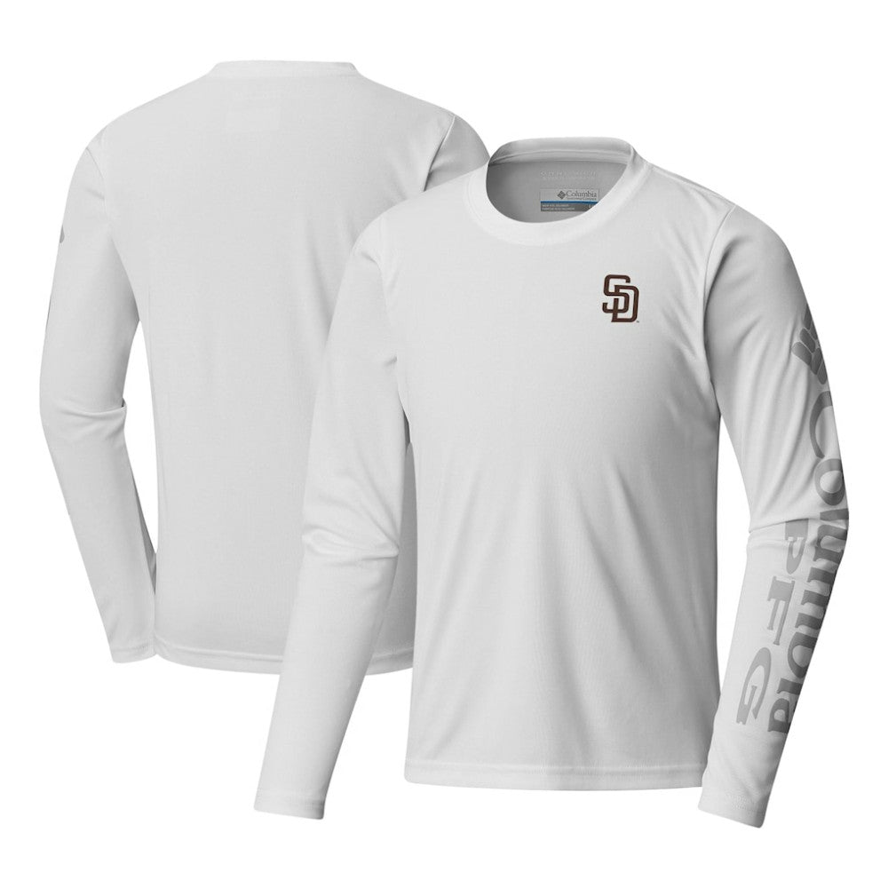 San Diego Padres Columbia Youth Terminal Tackle Long Sleeve T-Shirt - MLB T-shirts