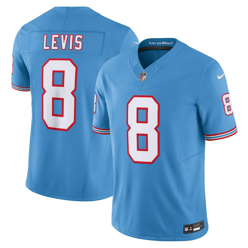 Tennessee Titans Will Levis Alternate Oilers Throwback Vapor F.U.S.E. Limited Jersey | NFL Outlet