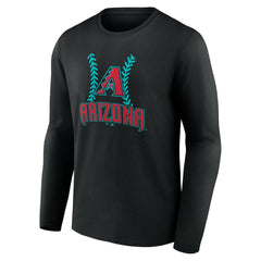 Ketel Marte Arizona Diamondbacks Name & Number Fastball Long Sleeve T-Shirt - MLB T-shirts