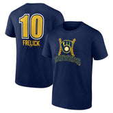 Sal Frelick Milwaukee Brewers Name & Number Fastball T-Shirt - MLB T-shirts