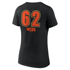 Logan Webb San Francisco Giants Women's Name & Number Fastball V-Neck T-Shirt - MLB T-shirts