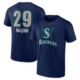 Cal Raleigh Seattle Mariners Name & Number Fastball T-Shirt - MLB T-shirts