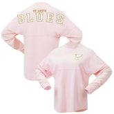St. Louis Blues Fanatics Women's Spirit Jersey Long Sleeve T-Shirt - NHL T-shirts