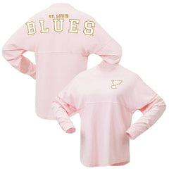 St. Louis Blues Fanatics Women's Spirit Jersey Long Sleeve T-Shirt - NHL T-shirts