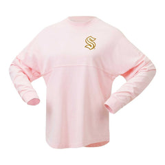 Seattle Kraken Fanatics Women's Spirit Jersey Long Sleeve T-Shirt - NHL T-shirts