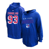 Mika Zibanejad New York Rangers Profile Women's Plus Size Name & Number Thermal Pullover Hoodie - NHL Hoodies