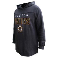 David Pastrnak Boston Bruins Profile Women's Plus Size Name & Number Thermal Pullover Hoodie - NHL Hoodies