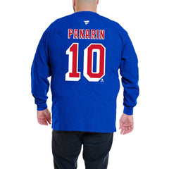 Artemi Panarin New York Rangers Profile Big & Tall Name & Number Thermal Pullover Sweatshirt - NHL Sweatshirts