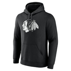 Chicago Blackhawks Personalized Name & Number Monochrome Pullover Hoodie - NHL Hoodies