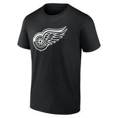 Detroit Red Wings Personalized Name & Number Monochrome T-Shirt - NHL T-shirts