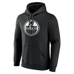 Edmonton Oilers Personalized Name & Number Monochrome Pullover Hoodie - NHL Hoodies