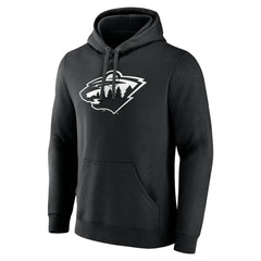 Minnesota Wild Personalized Name & Number Monochrome Pullover Hoodie - NHL Hoodies