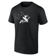 San Jose Sharks Personalized Name & Number Monochrome T-Shirt - NHL T-shirts