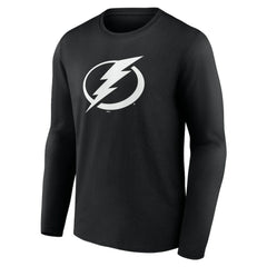 Tampa Bay Lightning Personalized Name & Number Monochrome Long Sleeve T-Shirt - NHL T-shirts