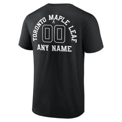 Toronto Maple Leafs Personalized Name & Number Monochrome T-Shirt - NHL T-shirts