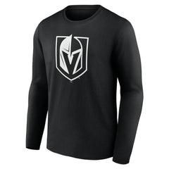 Vegas Golden Knights Personalized Name & Number Monochrome Long Sleeve T-Shirt - NHL T-shirts