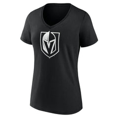 Vegas Golden Knights Women's Personalized Name & Number Monochrome V-Neck T-Shirt - NHL T-shirts