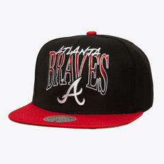 Atlanta Braves Mitchell & Ness Rise Up Snapback Hat - MLB Hats