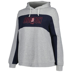 Boston Red Sox Profile Women's Plus Size Pullover Jersey Hoodie - MLB Jerseys