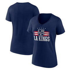 Los Angeles Kings Women's Americana Team V-Neck T-Shirt - NHL T-shirts