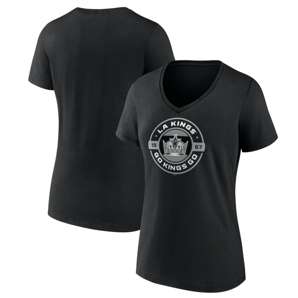 Los Angeles Kings Women's Native V-Neck T-Shirt - NHL T-shirts