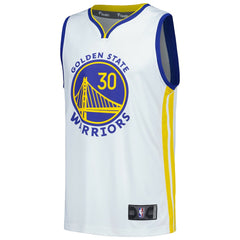 White Stephen Curry Golden State Warriors Fast Break Replica Player Jersey sale | NBA