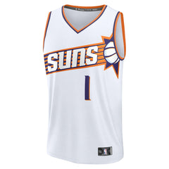 White Devin Booker Phoenix Suns Fast Break Replica Player Jersey | NBA