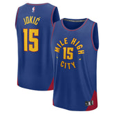 Blue Nikola Jokic Denver Nuggets Youth Fast Break Replica Player Jersey sale | NBA