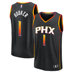 Black Devin Booker Phoenix Suns Youth Fast Break Replica Player Jersey | NBA
