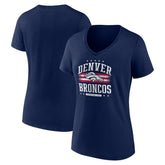 Denver Broncos Women's Americana Team V-Neck T-Shirt | NFL US
