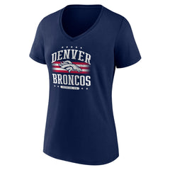 Denver Broncos Women's Americana Team V-Neck T-Shirt | NFL US
