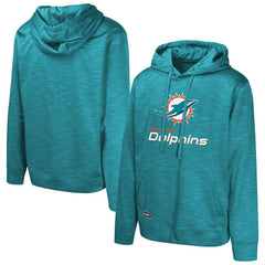 Miami Dolphins Streak Fleece Pullover Hoodie | NFL Discount