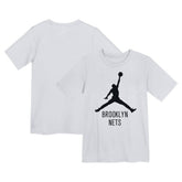 White Brooklyn Nets Jordan Brand Preschool Essential Jumpman T-Shirt | NBA
