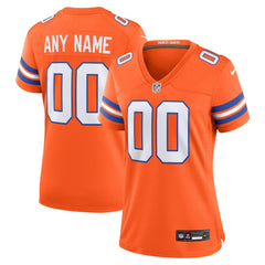 Denver Broncos Women's Mile High Collection 1977 Throwback Custom Game Jersey | NFL Outlet
