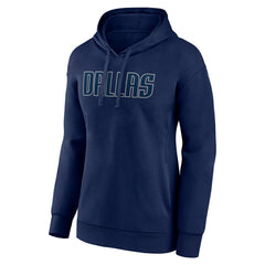 Navy Dallas Mavericks Women's Wordmark Pullover Hoodie sale | NBA