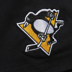 Mario Lemieux Pittsburgh Penguins Mitchell & Ness Premium Nickname Vintage Logo T-Shirt - NHL T-shirts