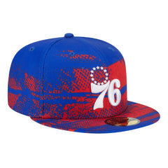Royal Philadelphia 76ers Tip-Off 59FIFTY Fitted Hat | NBA